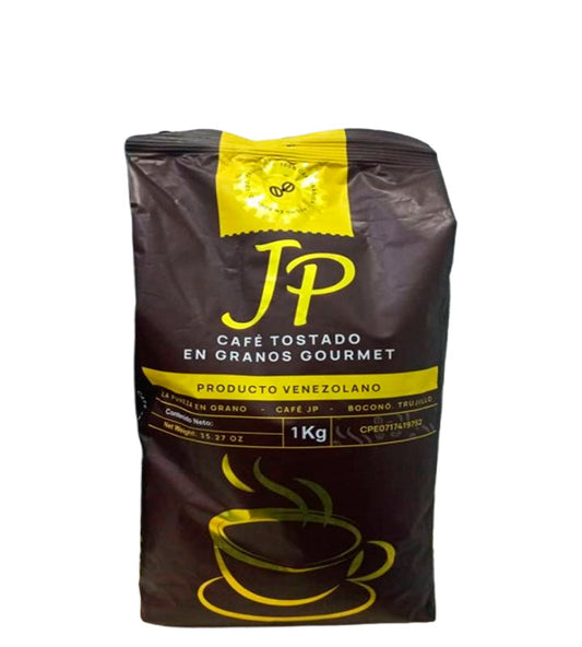 JP Café tostado en granos gourmet 1kg