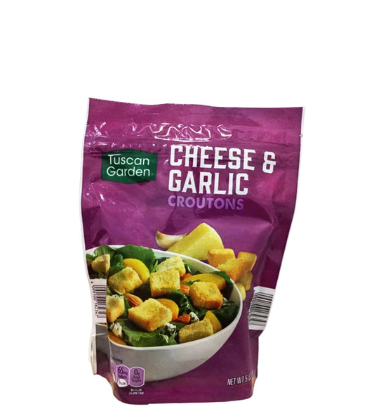 Tuscan Garden Cheese & Garlic Croutons - Crutones de queso y ajo 141g