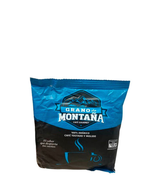 Grano de Montaña Cafe gourmet tostado y molido 100g
