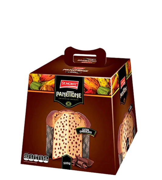 St. Moritz Panettone con gotas de chocolate 500g