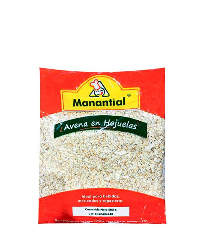 Manantial Avena en hojuelas 500g