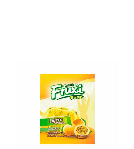 Fruxi Fiesta Gelatina ligera sabor a parchita 0% azúcar 12g