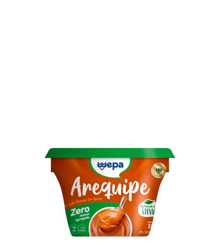 Wepa Arequipe zero azúcar agregada 230g