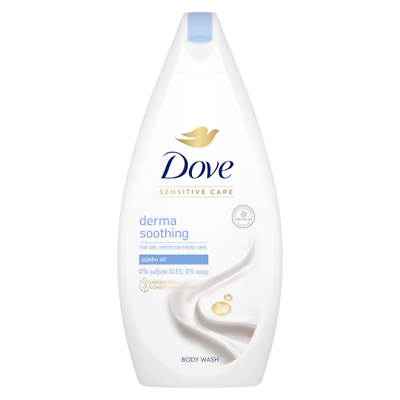 Dove sensitive care derma soothing body wash 500ml