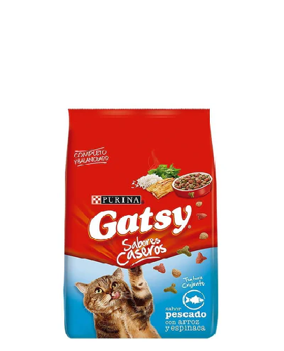 Purina Gatsy Sabor a Pescado con Arroz y Espinaca 1 Kg