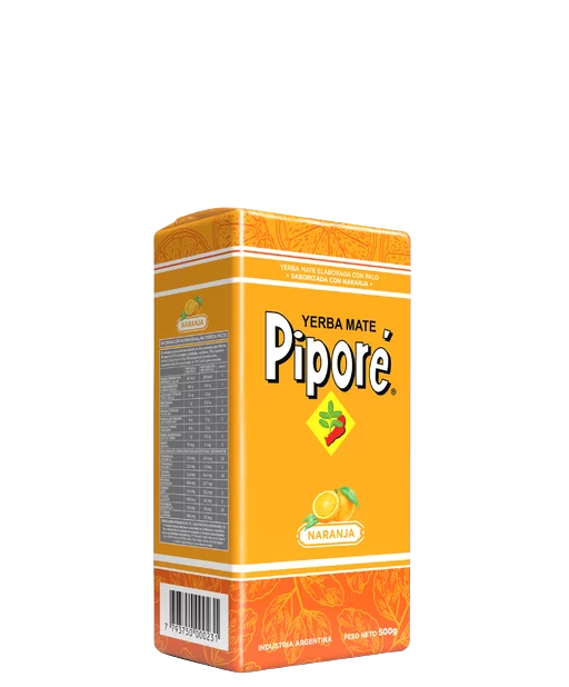 Pipore Yerba Mate Naranja 500g