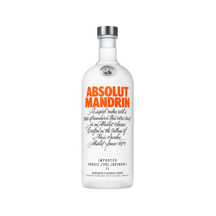 Absolut mandrin vodka 1 Litro.