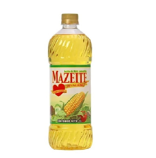 Mazeite Aceite De Maíz Comestible 1L