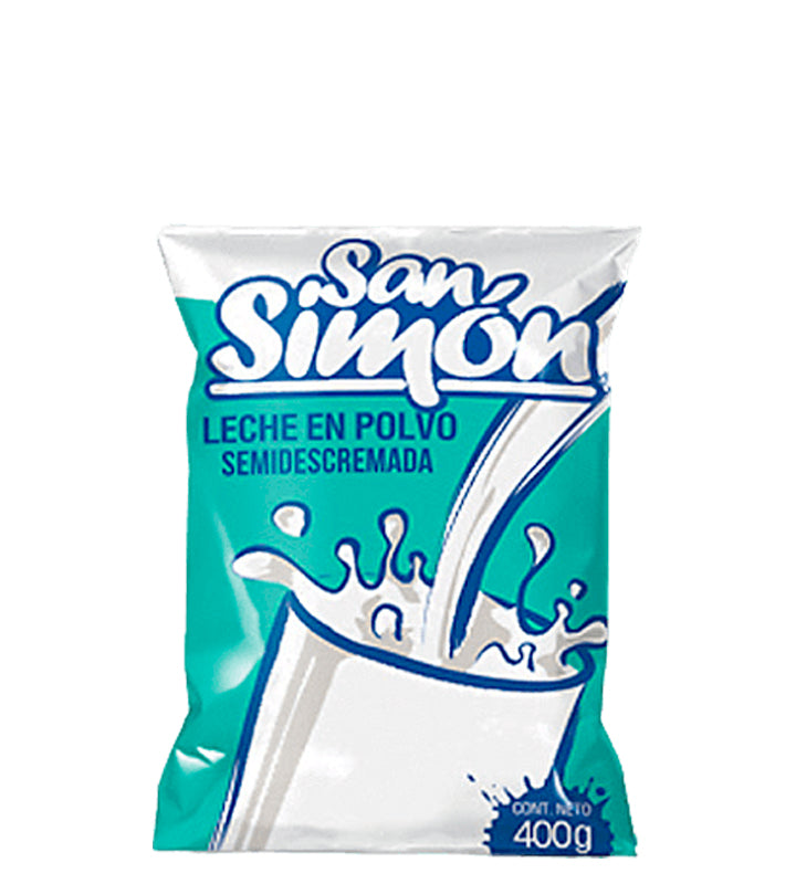 San Simón Leche en polvo semidescremada 400g