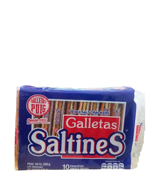 Galletas Puig Saltines Galletas saladas de soda 10 paquetes 250g