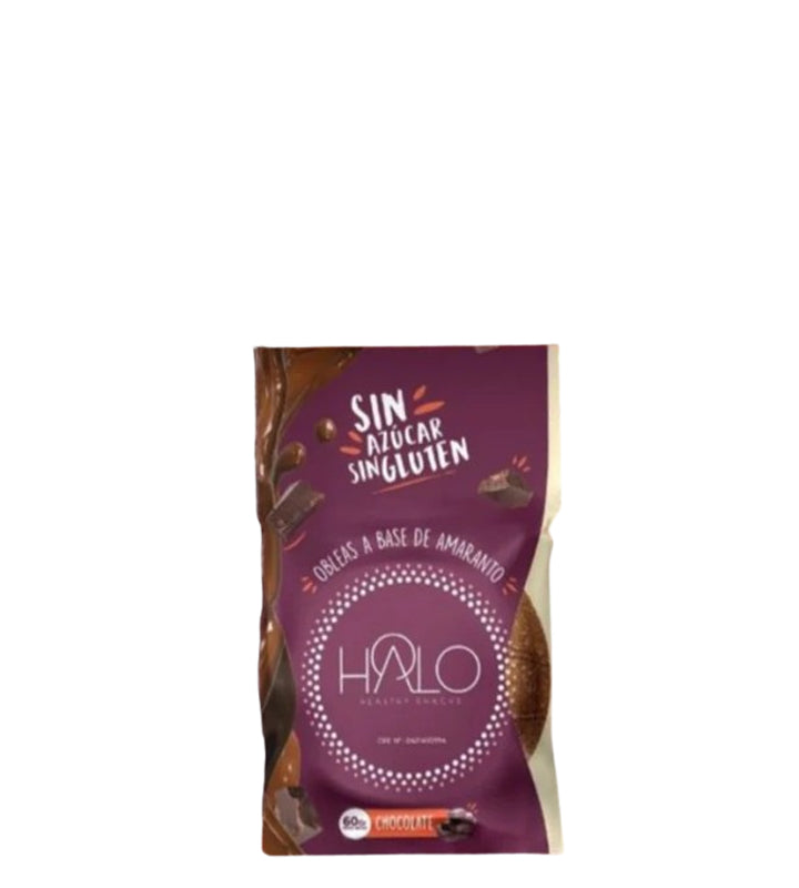 Halo Healthy Snacks Obleas a base de amaranto de chocolate 60g