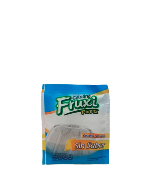 Fruxi Fiesta Gelatina en polvo sin sabor 12g