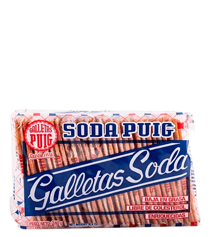 Galletas Puig galletas de soda 10 paquetes 240g