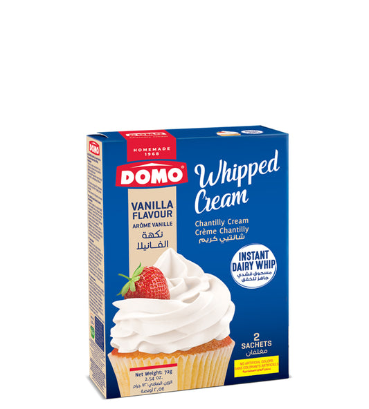 Domo Whipped Cream Vanilla Flavour - Crema Batida Sabor Vainilla 72g
