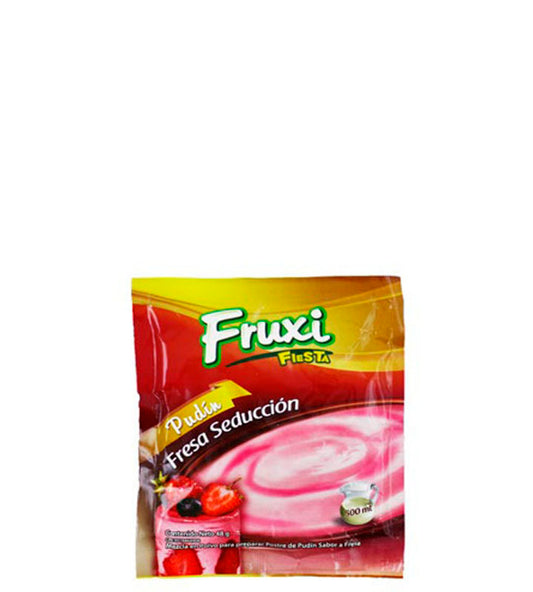 Fruxi Fiesta Pudín sabor a fresa seducción 48g