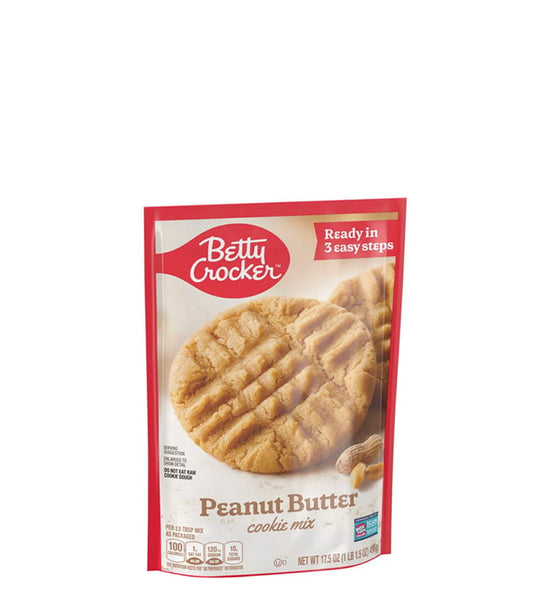 Betty Crocker Peanut butter cookie mix - Mezcla de galletas de mantequilla de maní 496g