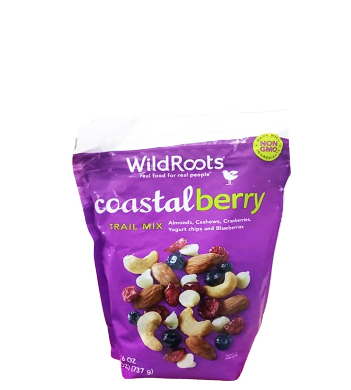 WildRoots Coastal Berry Trail Mix - Mezcla de frutos secos de bayas costeras 737g