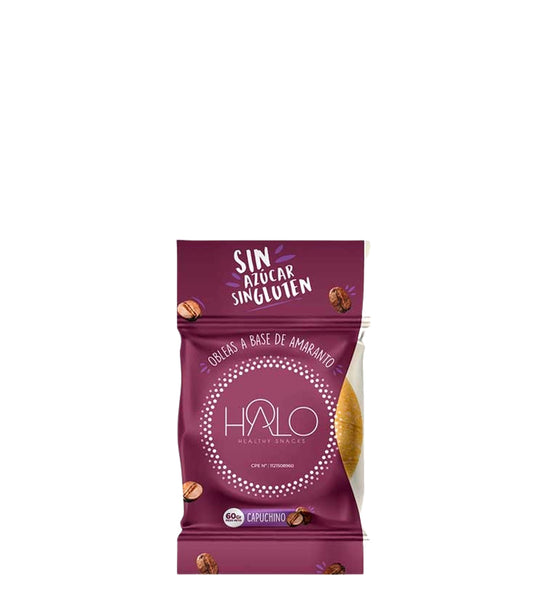 Halo Healthy Snacks Obleas a base de amaranto de capuchino 60g