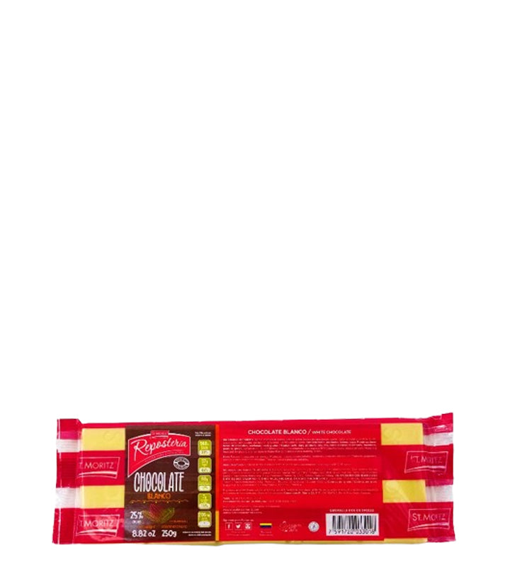 S.t Moritz Chocolate blanco 25% cacao 500g