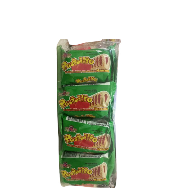 Galletera Trigo De Oro Pastelito de hojaldre relleno con mermelada de manzana multipack 8 unidades 20g