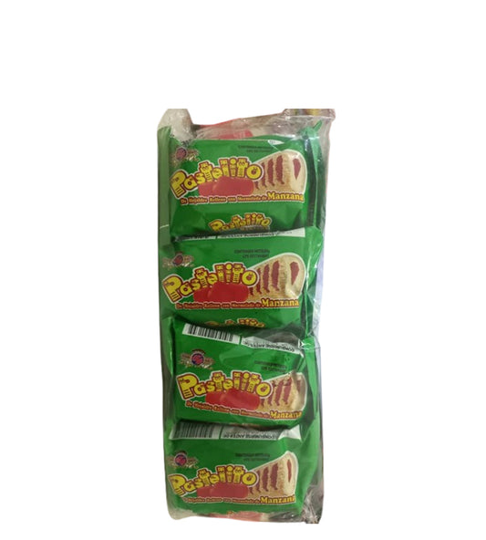 Galletera Trigo De Oro Pastelito de hojaldre relleno con mermelada de manzana multipack 8 unidades 20g
