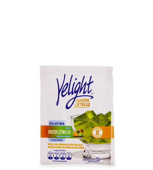 Yelight Gelatina sabor a frutos cítricos 12g