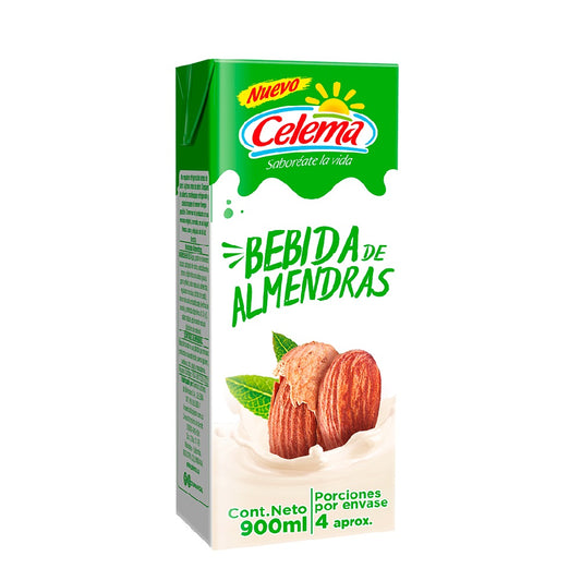 Celema Bebida De Almendras sin azúcar 900 ml