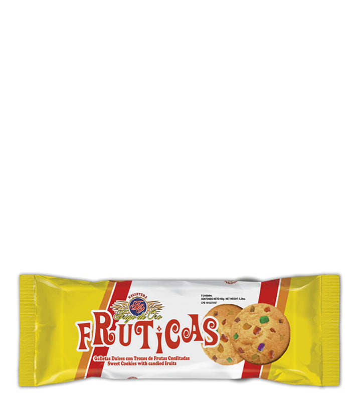 Galletera Trigo De Oro Galletas dulces con trozos de frutas confitadas 6 unidades 150g