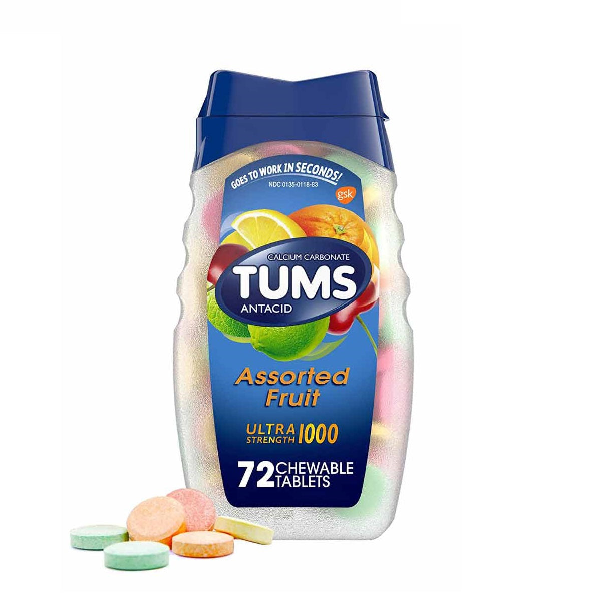 Tums Antiácido Tabletas Masticables