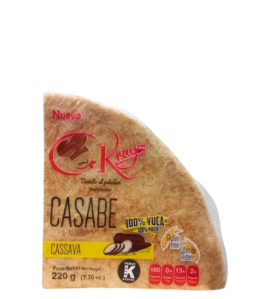 Krays Casabe libre de gluten 100% yuca 220g