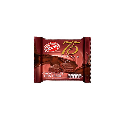 Nestle Savoy Chocolate Con Leche Mini 75 Aniversario 25g