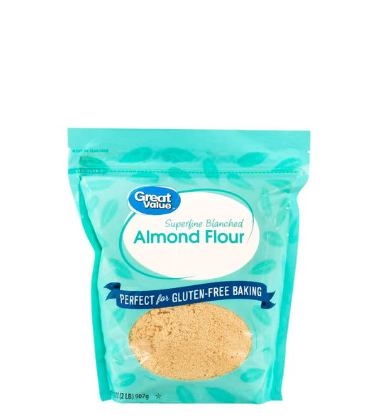 Great Value Superfine Blanched Almond Flour - Harina de almendras escaldadas superfinas 907g