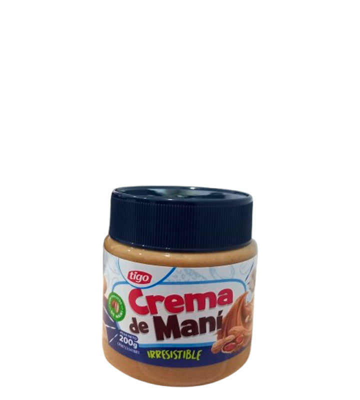 Tigo Crema de maní con trocitos de maní 200g