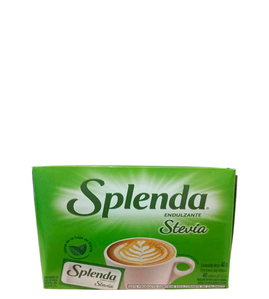 Splenda endulzante stevia 40 sobres 1g c/u