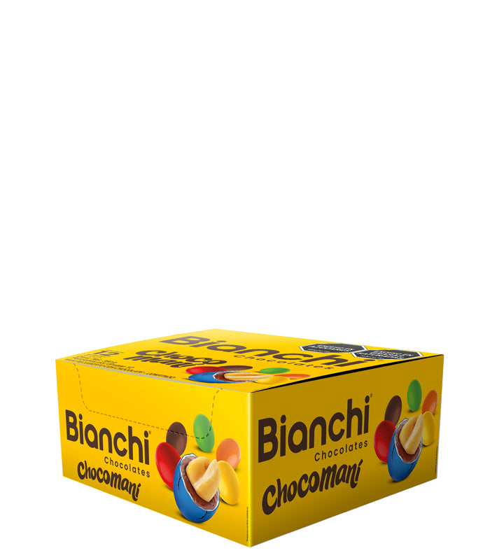 Bianchi chocolate choco maní contiene 12 unidades 360g