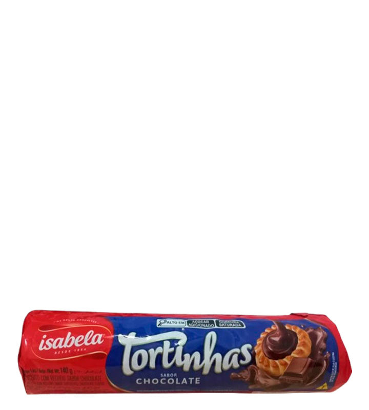 Isabela Tortinhas Sabor Chocolate - Tartaletas sabor chocolate 140g