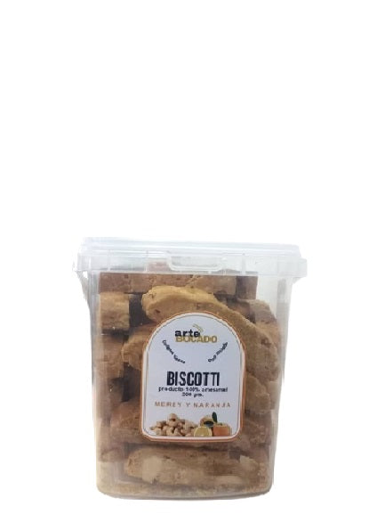 Arte Bocado Biscotti galletas secas pan tostado merey y naranja 300g