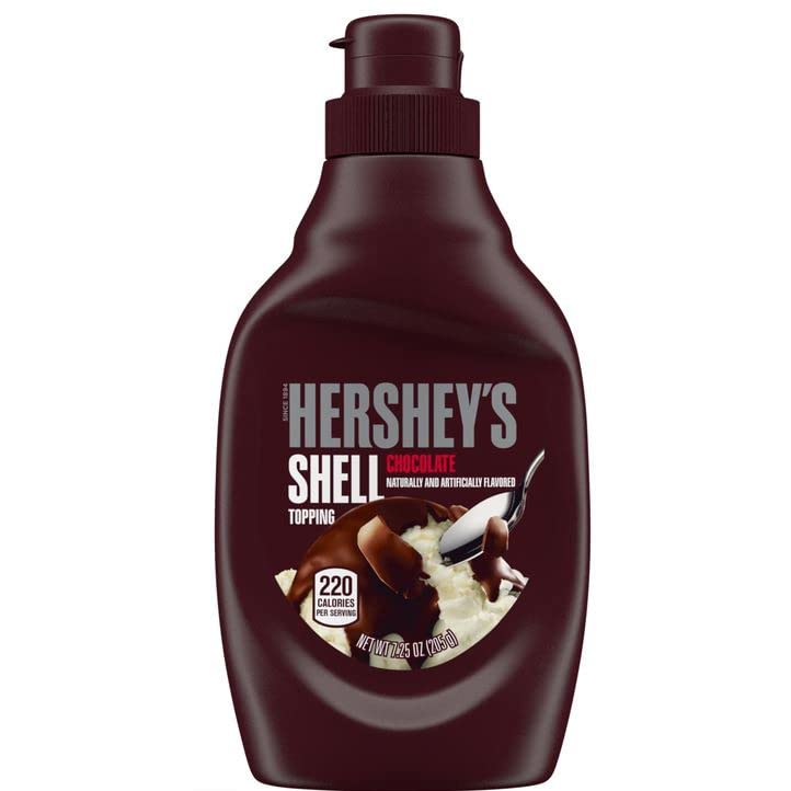 Hersheys Shell chocolate- chocolate con cáscara hersheys con sabor natural y artificial 205g