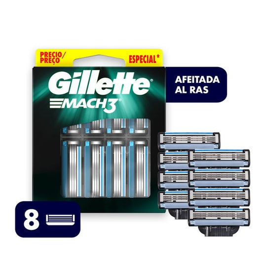 Gillettte Mach3 (8 cartuchos de repuestos)