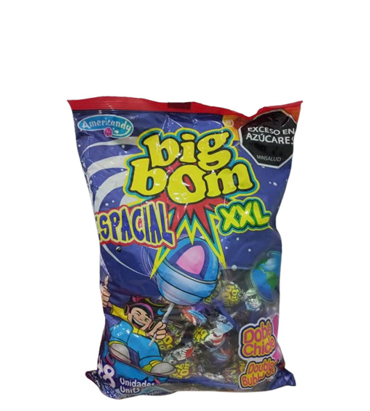 Americandy Big Bom espacial doble chicle XXL 48 unidades 1200g