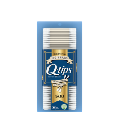 Q-tips Cotton Swabs 500 Celebrating 100 Years