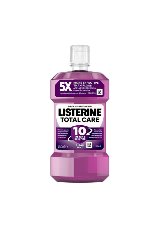 Listerine Enjuague Bucal 10 in 1 Total Care Clean Mint 250ml