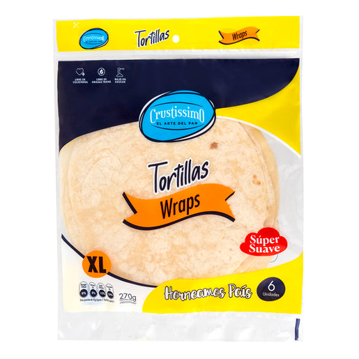 Crustissimo/ Tortillas wraps XL 270g