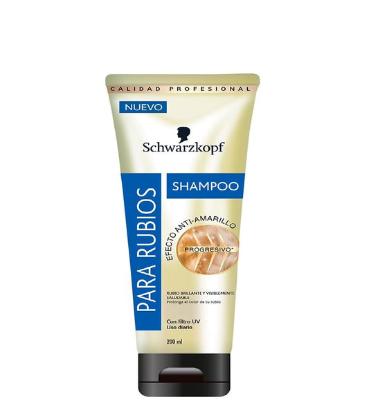 Schwarzkopf Shampoo Efecto Anti-Amarillo Progresivo Para Rubios 200ml