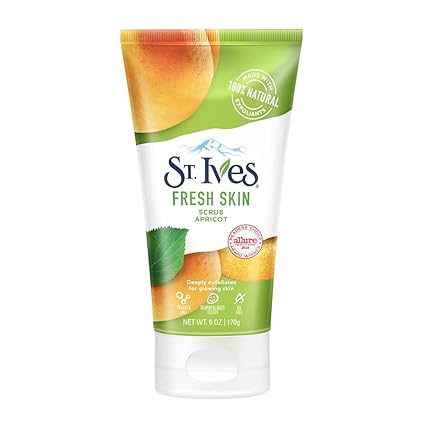 St. Ives Exfoliante de control de acné para el rostro, Albaricoque