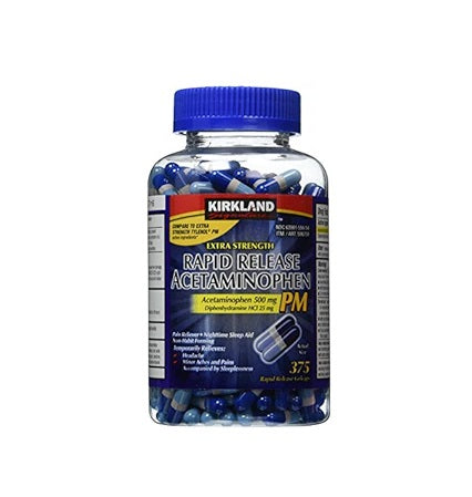 Kirkland Acetaminofen  Liberacion Rapida, 500 mg Noche