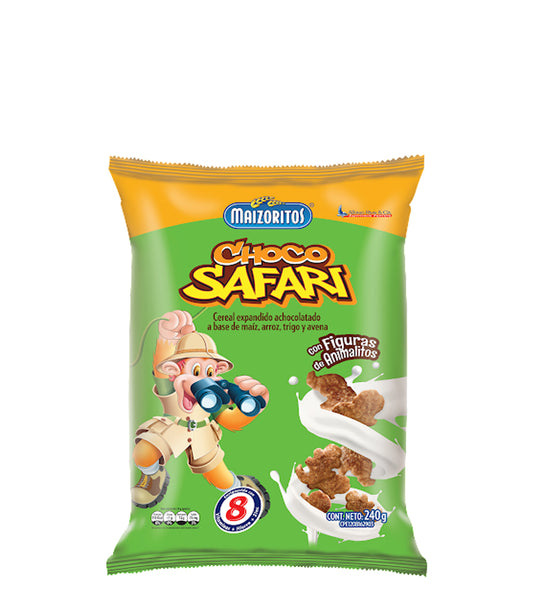 Maizoritos Choco Safari con figuras de animalitos 240g