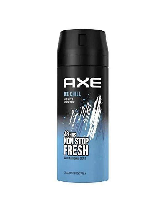 Axe Ice Chill Deodorant Bodyspray  Ice Mint & Lemon Scent 150ml