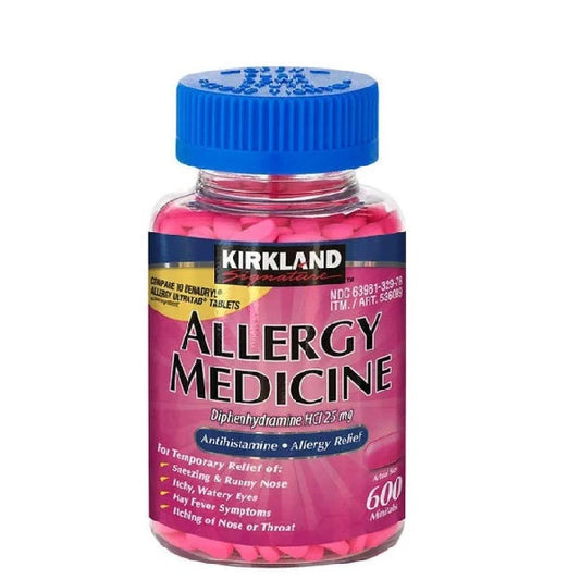 Kirkland Signature Medicina para la alergia Difenhidramina HCI 25 mg