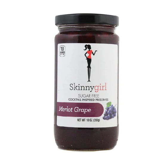 Skinnygirl Merlot Grape sugar free- Mermelada de uva sin azucar  283g